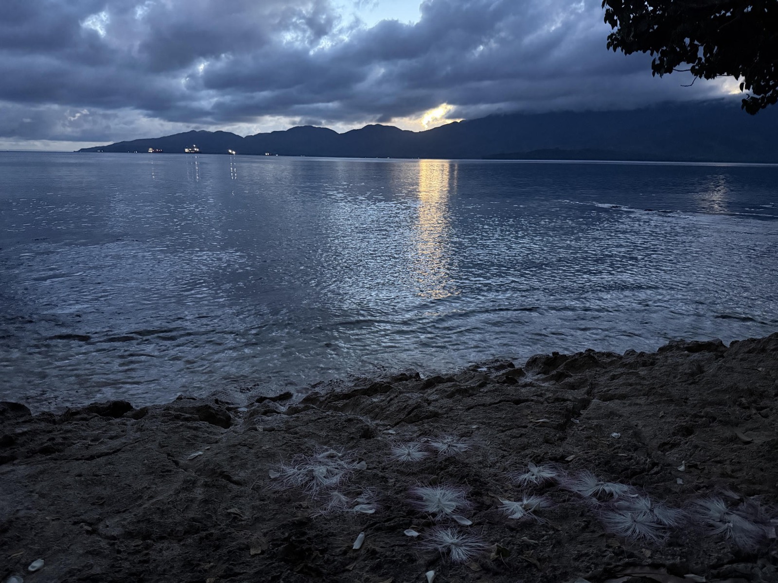 Dusk over the sea